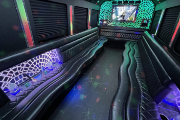 Murfreesboro Limo Bus Interior