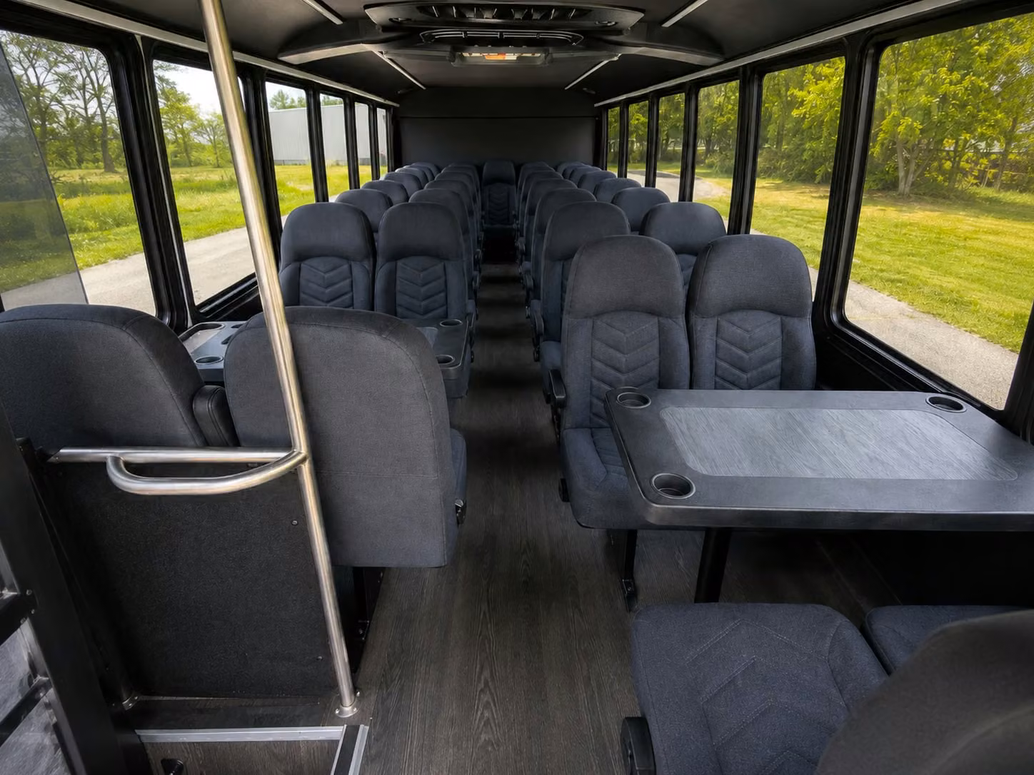 15 passenger minibus inside