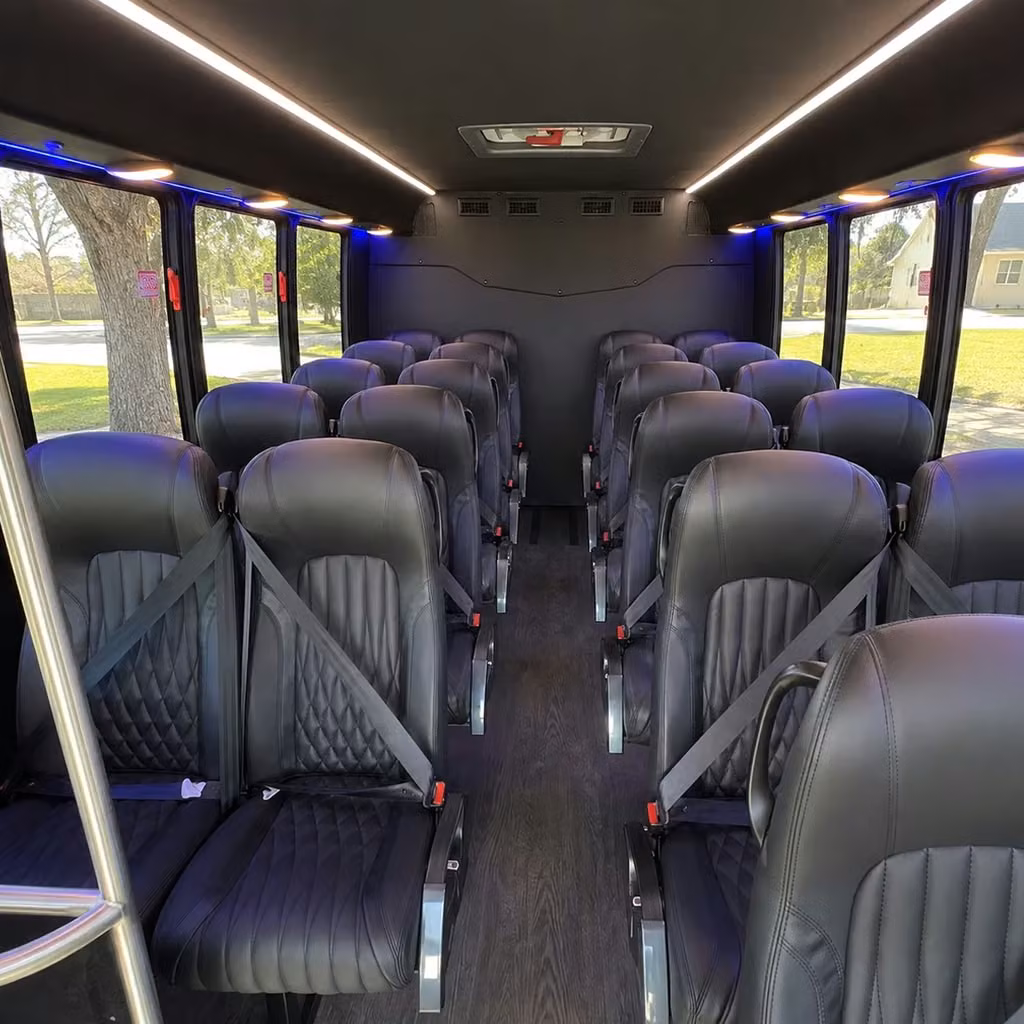 35 passenger minibus inside