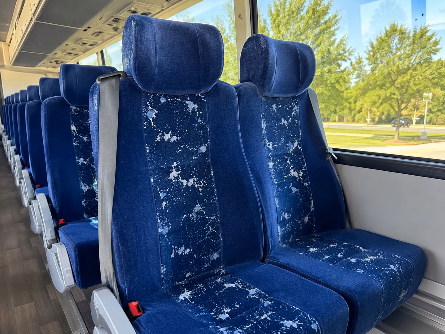 murfreesboro charter bus interior